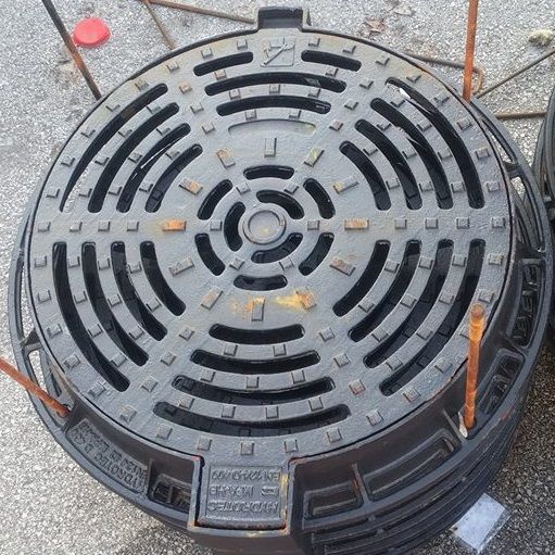 Aknafedlap víznyelős kerek 600 D400 DURO Hydrotec