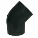 W 45 fokos könyök PVC-U